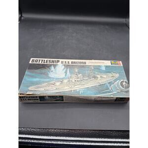 Vintage Revell U.S.S. Arizona Battleship Model Kit 1/720 Scale H-483